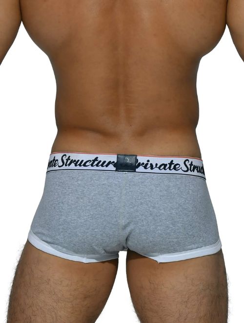 Mini Ribbed Trunk - Melange Grey