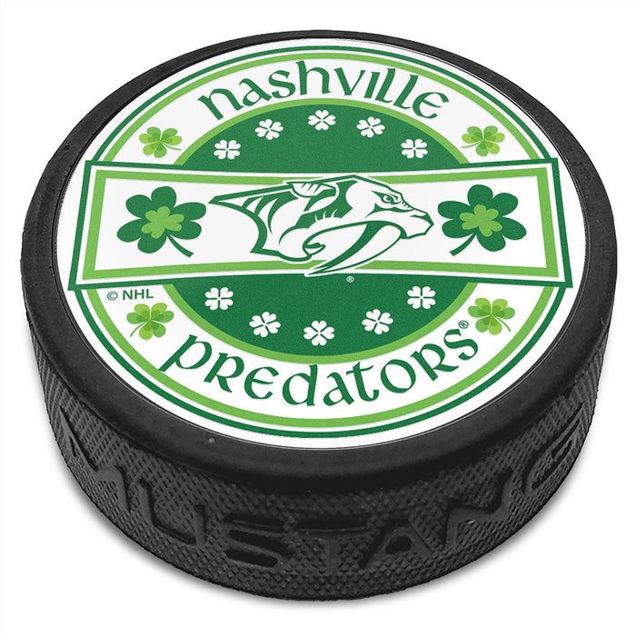 Nashville Predators Lucky St. Patricks Day Puck