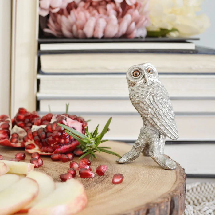 Pewter owl detail - Your Western Decor
