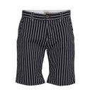 Navy Pinstripe Short