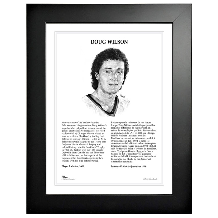 NHL Legends | 12" x 16" Frame | 2020 Doug Wilson
