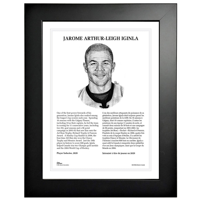 NHL Legends | 12" x 16" Frame | 2020 Jarome Iginla