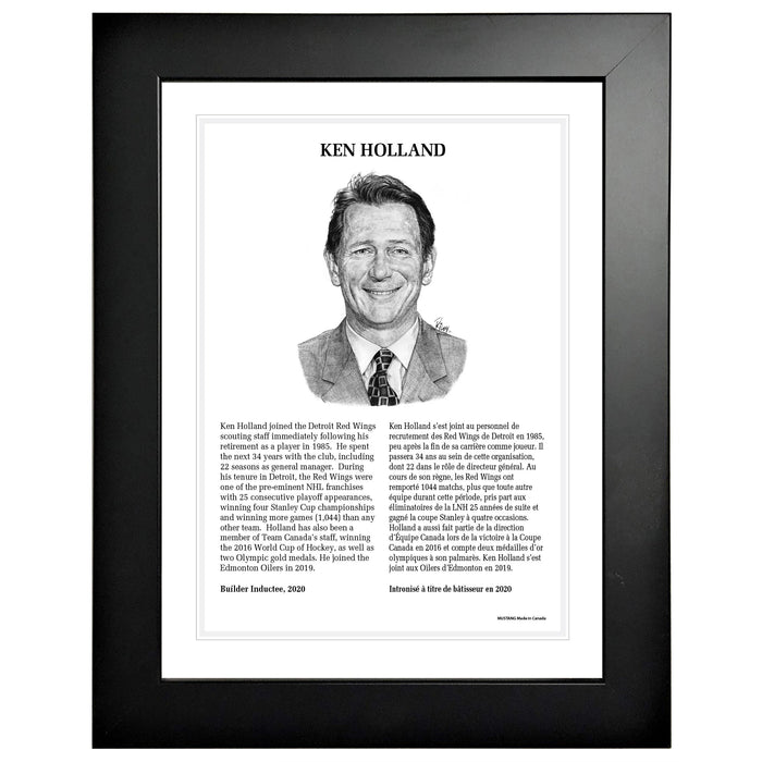 NHL Legends | 12" x 16" Frame | 2020 Ken Holland