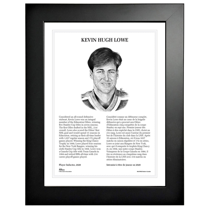 NHL Legends | 12" x 16" Frame | 2020 Kevin Lowe