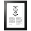 NHL Legends | 12" x 16" Frame | 2022 Henrik Sedin