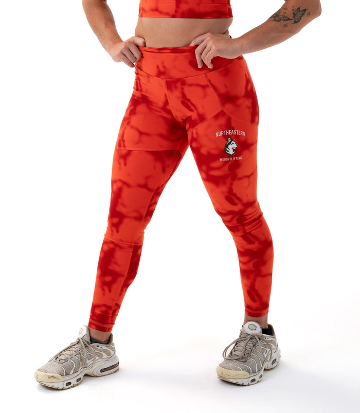Northeastern University Asymmetric V2 Tech Pants - VIRUS® Performance Apparel