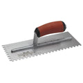 Notched Trowel 1/4 x 3/8 x 1/4" Square, DuraSoft