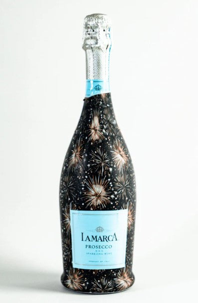 NYE Fireworks Prosecco Bottle Wrap