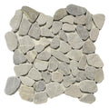 Occhialino Grey Pebbles 12x12 Natural Stone Mosaic Tile