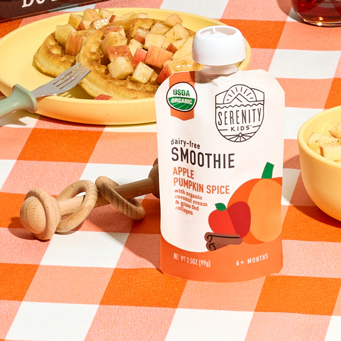 Organic Apple Pumpkin Spice Dairy Free Smoothie with Grass Fed Collagen
