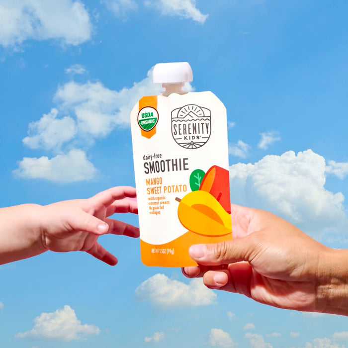 Organic Mango Sweet Potato Dairy Free Smoothie with Grass Fed Collagen