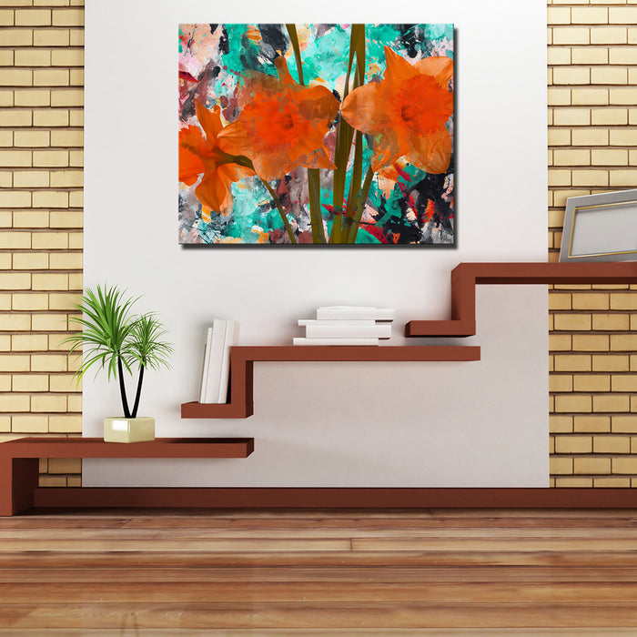 Painted Petals No. 22' Canvas Wall Art