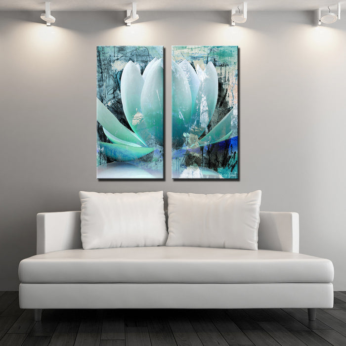 Painted Petals No. 24' Canvas Wall Art
