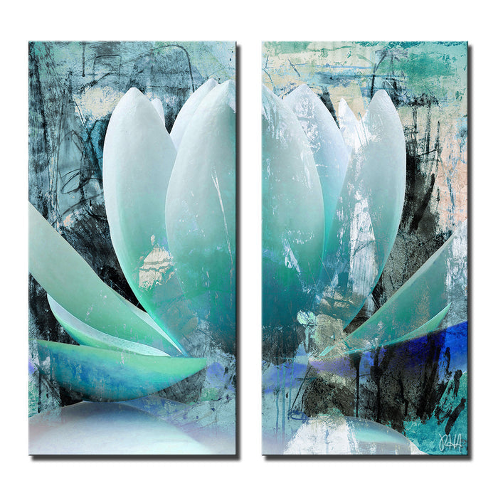 Painted Petals No. 24' Canvas Wall Art
