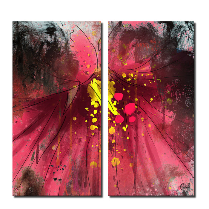 Painted Petals No. 55' Canvas Wall Art