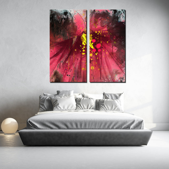 Painted Petals No. 55' Canvas Wall Art