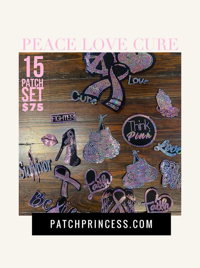 Peace Love Cure BREAST CANCER JACKET BAG