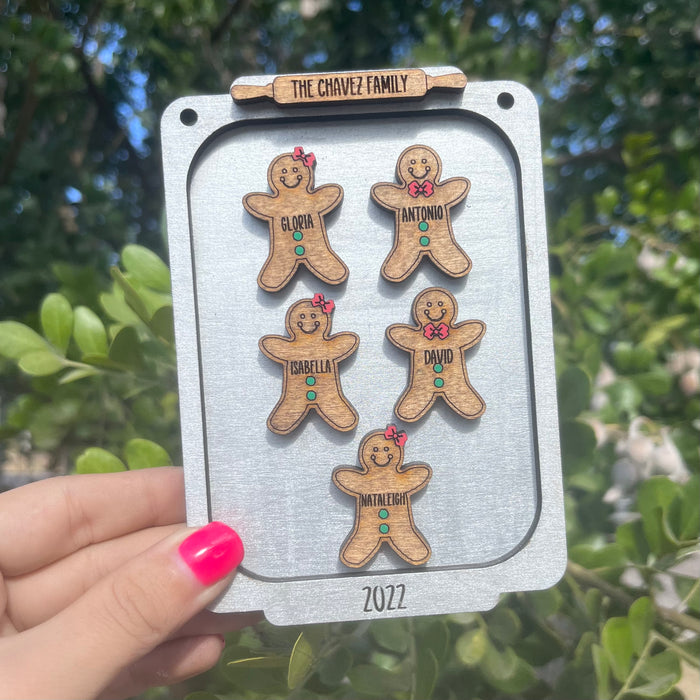 Personalized Family Gingerbread Ornament
