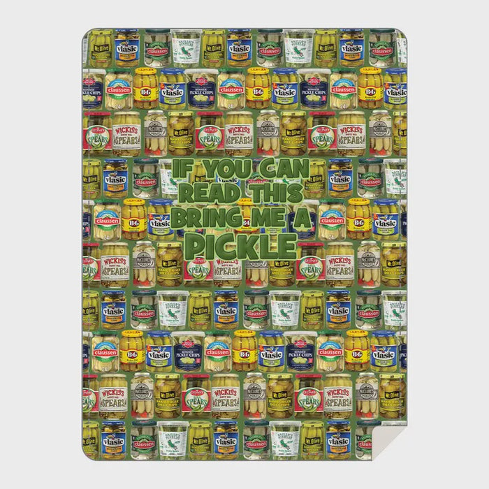 Pickle Throw Blanket - plush