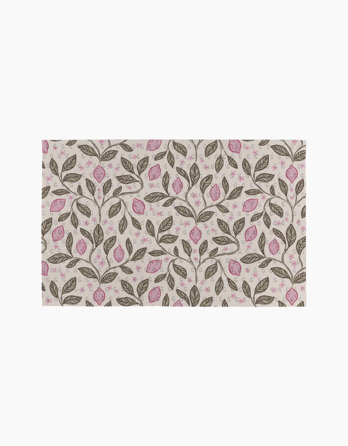 Pink Summer Lemons Not Paper Towel