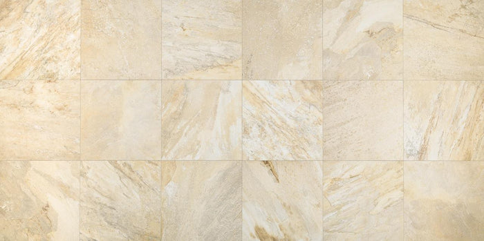Place Almond 24x24 Contemporary Porcelain Floor Tile