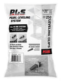 PLS White 1/32" Tile Leveling Clips 250-Pack