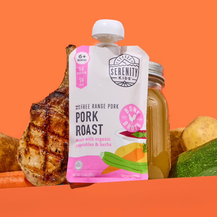 Pork Roast With Organic Veggies & Bone Broth