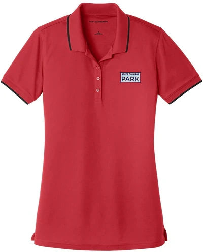 Port Authority Ladies Dry Zone UV Micro-Mesh Tipped Polo