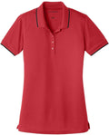Port Authority Ladies Dry Zone UV Micro-Mesh Tipped Polo