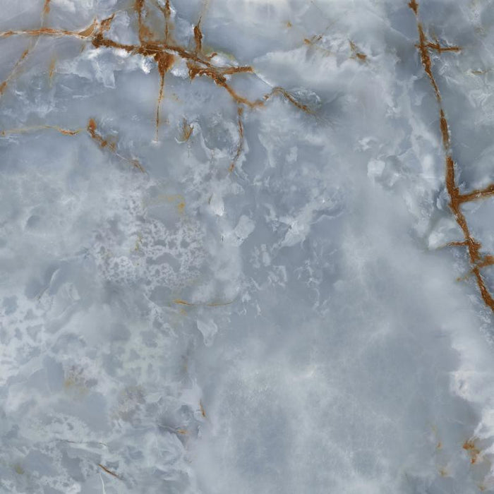 Premiere Onice Azzuro 24x24 Polished Onyx Look Porcelain Tile