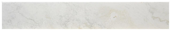 Prestige Travertino White Porcelain Bullnose 4x24