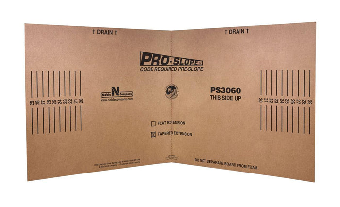 ProSlope Tapered Extensions 30" x 60" Shower Slope