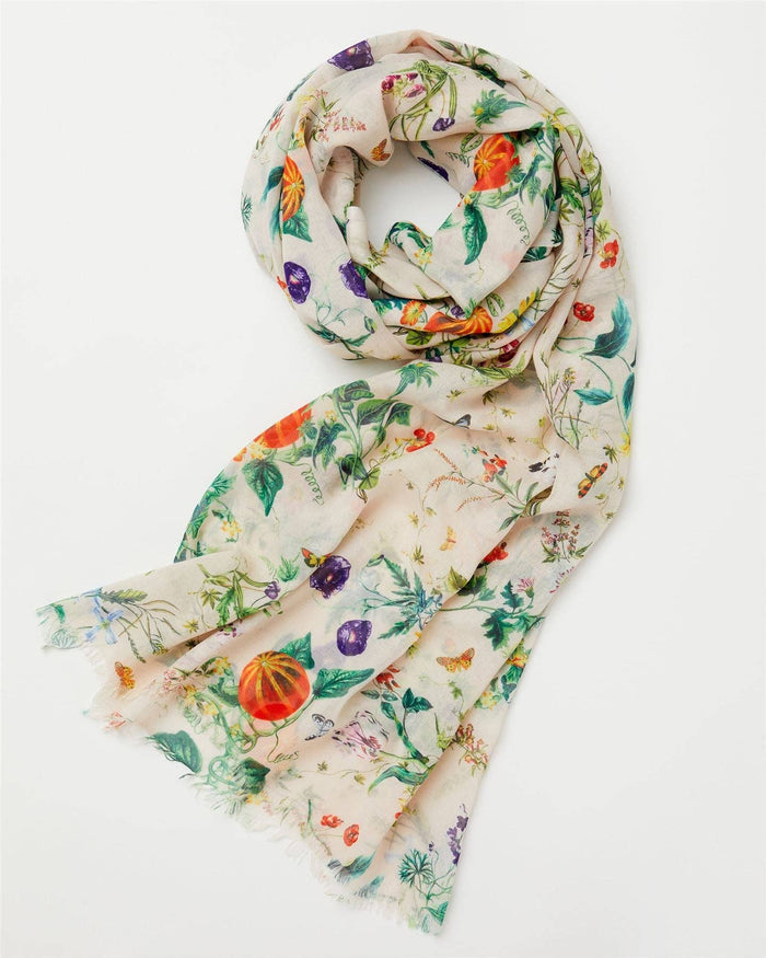 Pumpkin Ivory Scarf