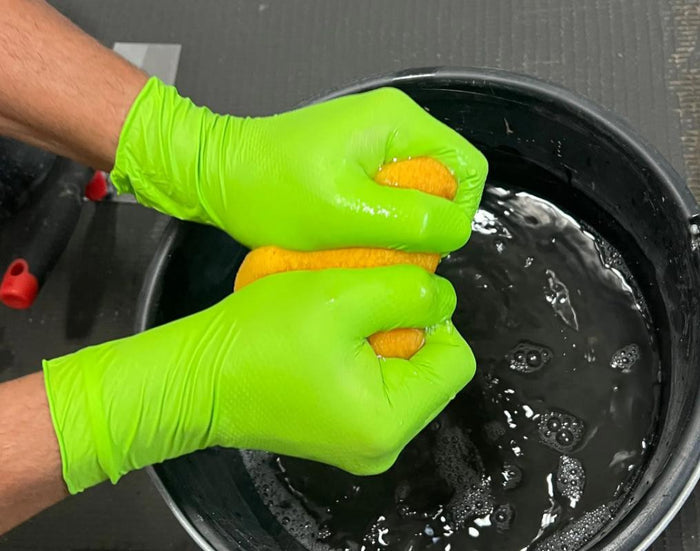 Python Grip Nitrile Gloves, Large, 100 Count