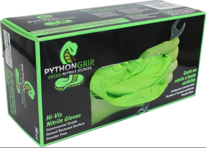 Python Grip Nitrile Gloves, X-Large, 90 Count