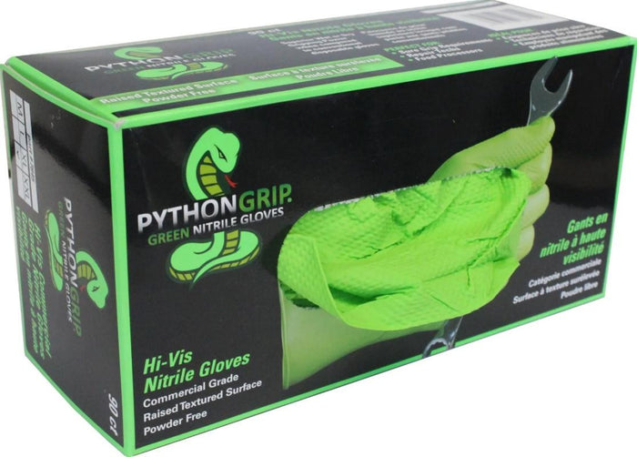 Python Grip Nitrile Gloves, XX-Large, 90 Count