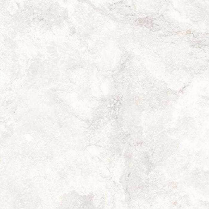 Rapolano White Polished 24x24 Travertine Look Porcelain Tile