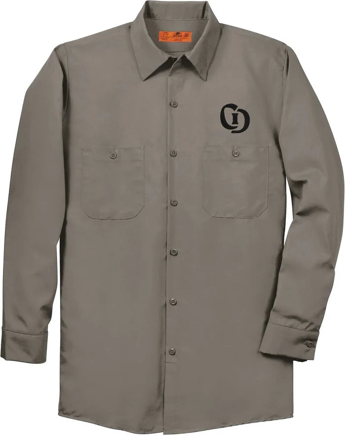 Red Kap Long Size, Long Sleeve Industrial Work Shirt
