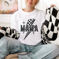 Retro Mama Lightning Bolt Women's Graphic T-Shirt