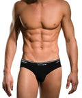 Rib Low Rise Basic Brief - Black