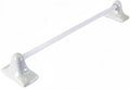 Roca 24" Ceramic Towel Bar and Post, White