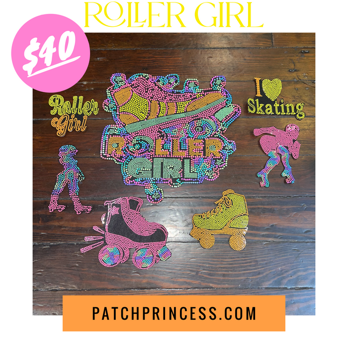 ROLLER GIRL 7 PATCH SET