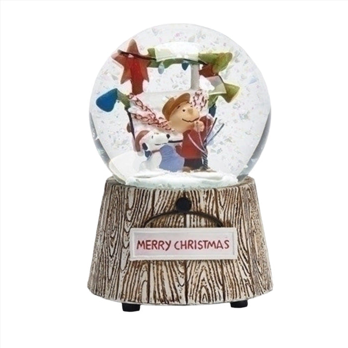 Roman Inc Charlie Brown Glitterdome