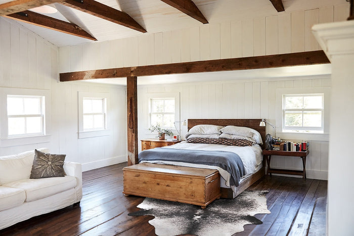 Salt and Pepper Black Cowhide Rug #B10910