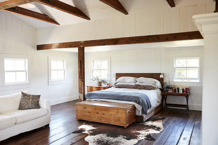 Salt and Pepper Brown Cowhide Rug #B10904