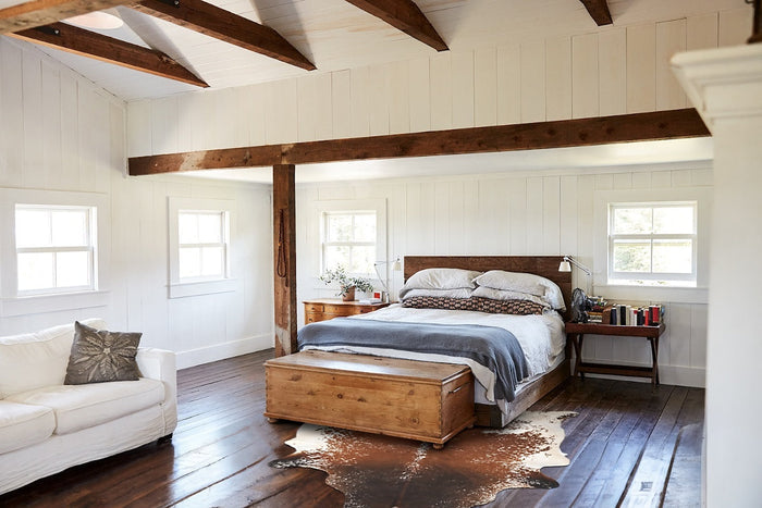Salt and Pepper Brown Cowhide Rug #B10905