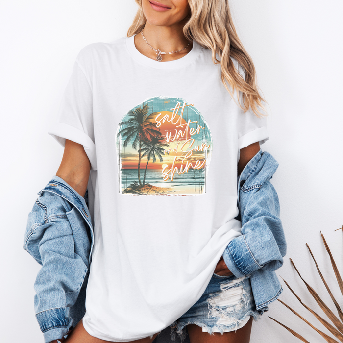 Salt Water and Sunshine Summer Graphic Tee