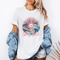 Salty Soul Summer Beach Women's Graphic T-Shirt