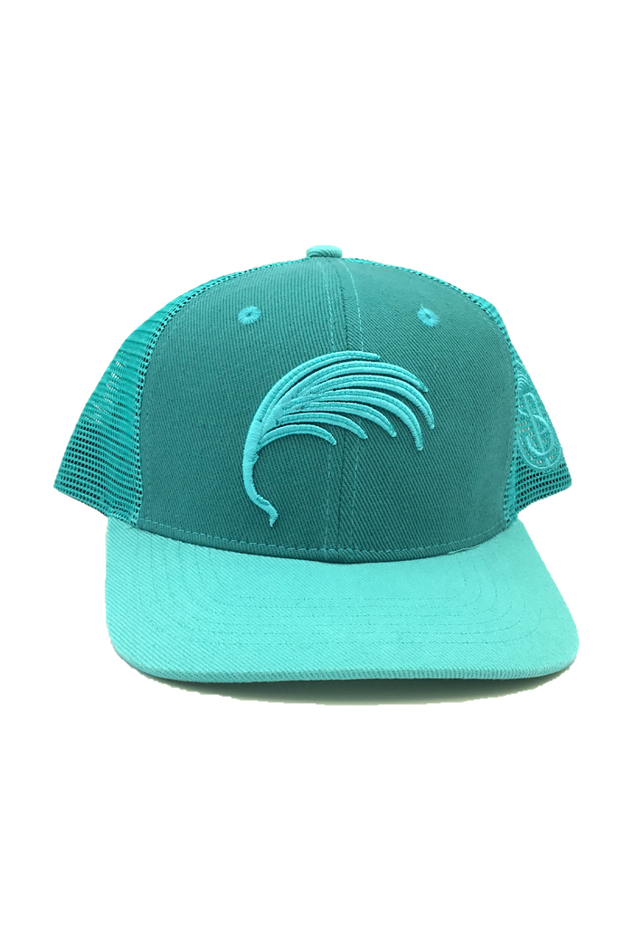 [ sarasota paradise ] teal trucker - Official League
