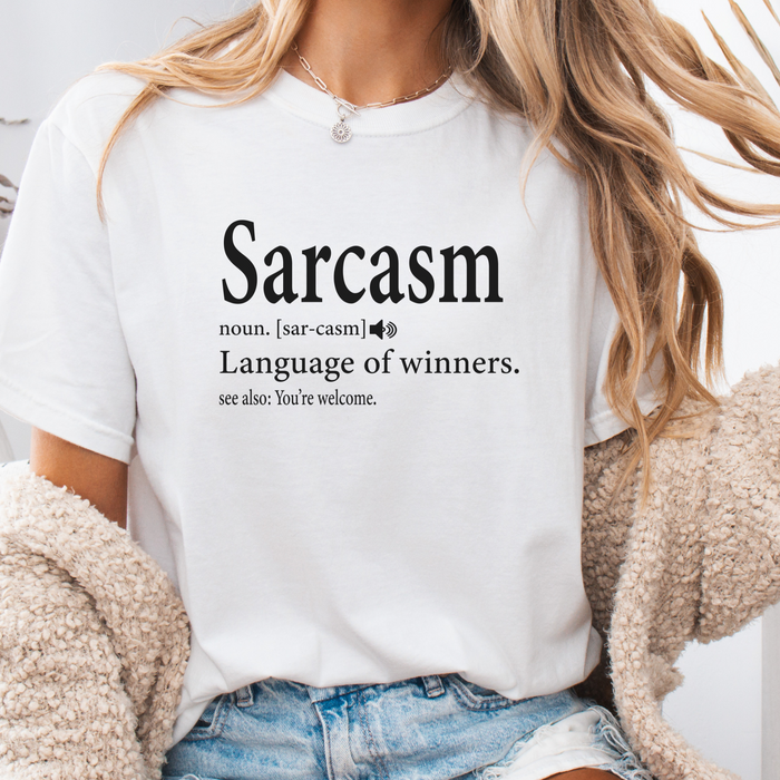 Sarcasm Definition Funny Women's Graphic T-Shirt